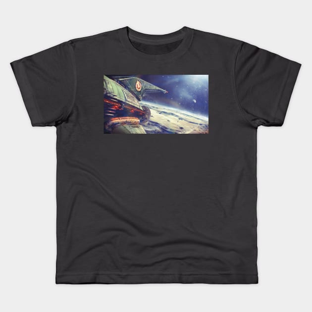 Planet Express in Space Kids T-Shirt by seccovan